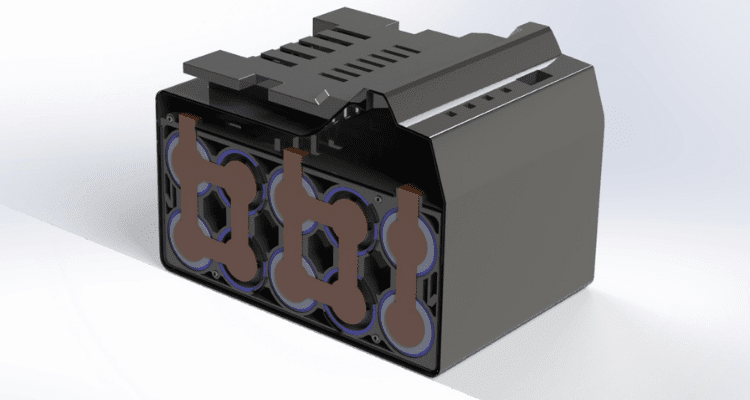 Custom battery pack for a power tool